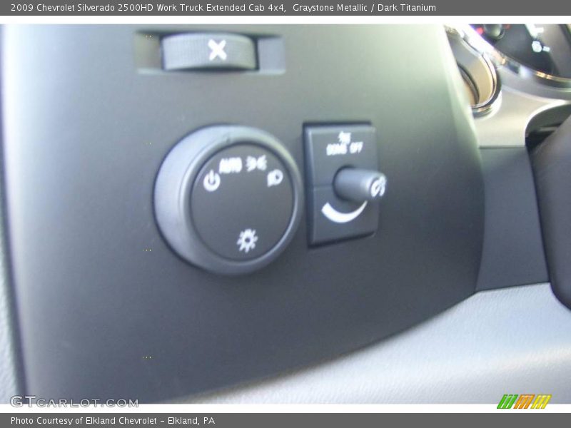 Graystone Metallic / Dark Titanium 2009 Chevrolet Silverado 2500HD Work Truck Extended Cab 4x4