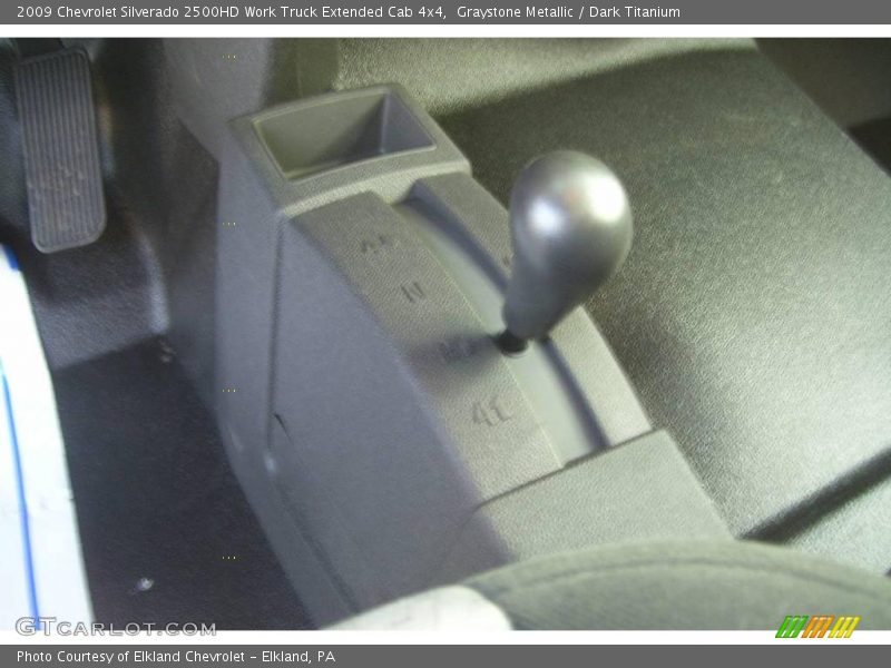 Graystone Metallic / Dark Titanium 2009 Chevrolet Silverado 2500HD Work Truck Extended Cab 4x4
