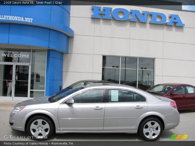 Silver Pearl / Gray 2008 Saturn Aura XE