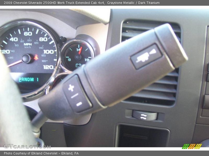 Graystone Metallic / Dark Titanium 2009 Chevrolet Silverado 2500HD Work Truck Extended Cab 4x4