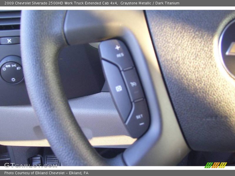 Graystone Metallic / Dark Titanium 2009 Chevrolet Silverado 2500HD Work Truck Extended Cab 4x4