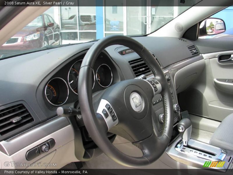 Silver Pearl / Gray 2008 Saturn Aura XE