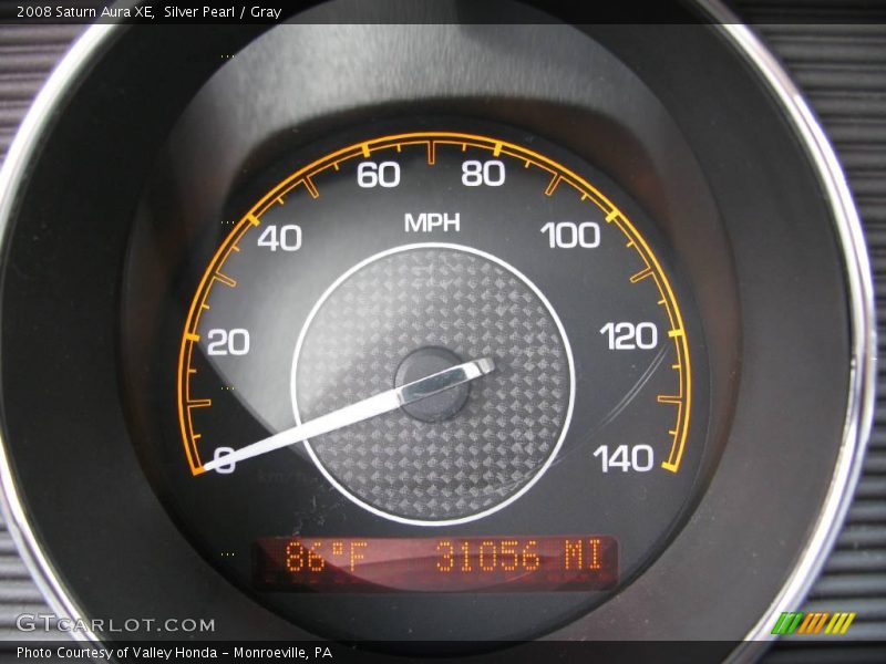 Silver Pearl / Gray 2008 Saturn Aura XE