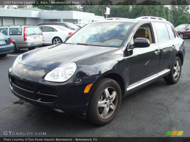 Black / Havanna/Sand Beige 2005 Porsche Cayenne S