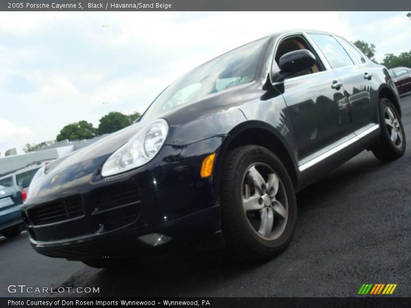 Black / Havanna/Sand Beige 2005 Porsche Cayenne S
