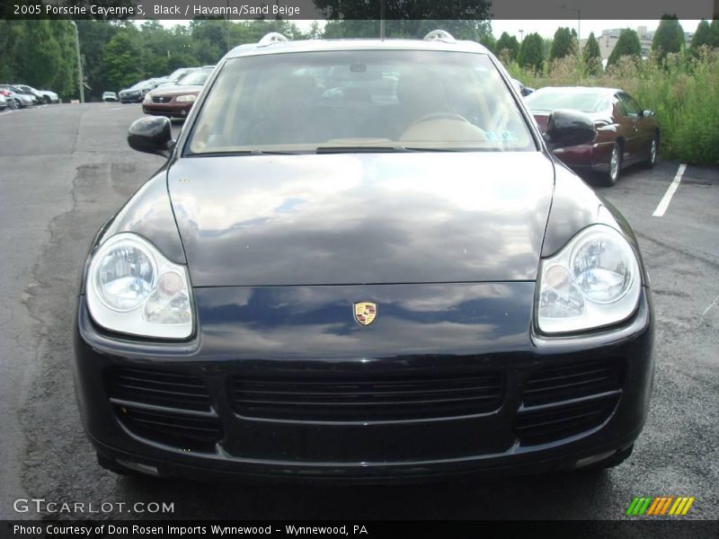 Black / Havanna/Sand Beige 2005 Porsche Cayenne S