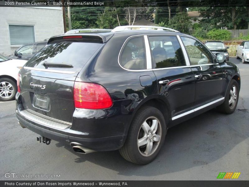 Black / Havanna/Sand Beige 2005 Porsche Cayenne S