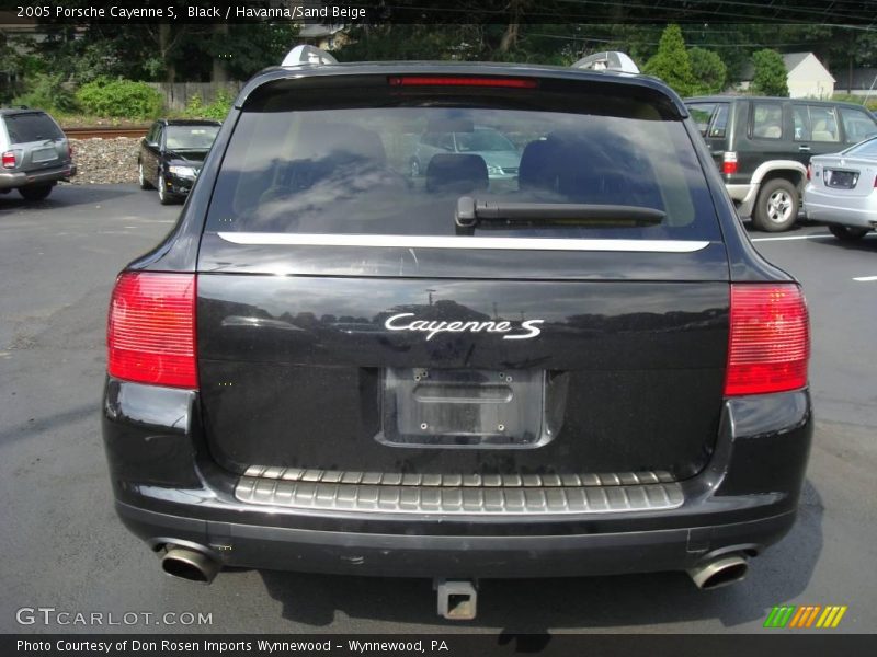 Black / Havanna/Sand Beige 2005 Porsche Cayenne S