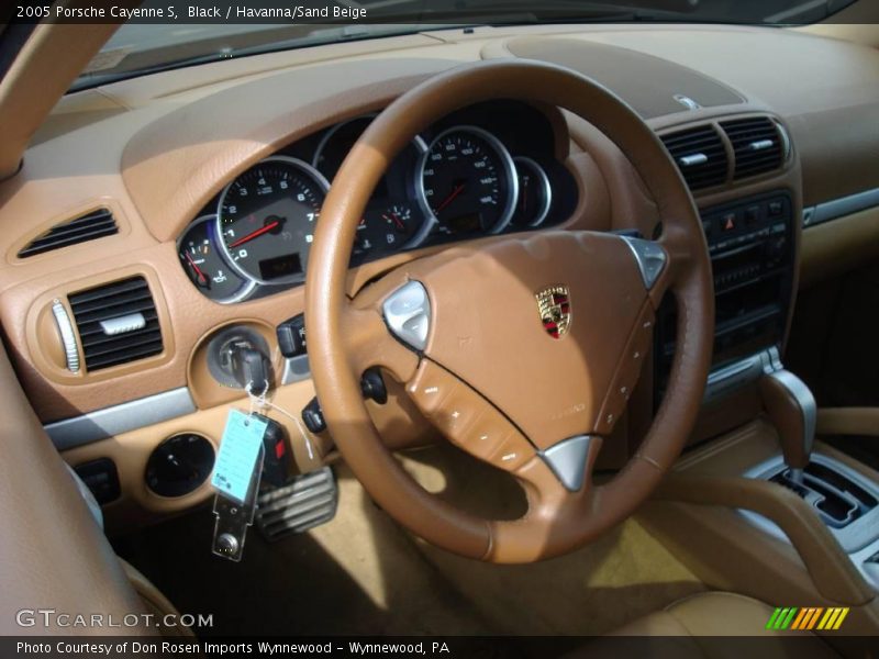 Black / Havanna/Sand Beige 2005 Porsche Cayenne S