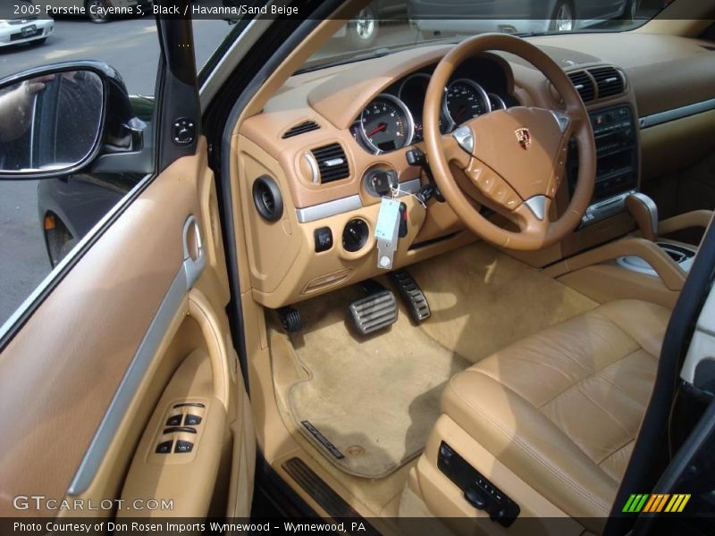 Black / Havanna/Sand Beige 2005 Porsche Cayenne S