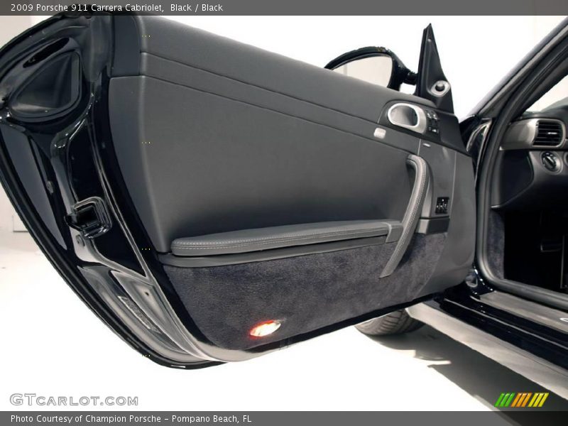 Black / Black 2009 Porsche 911 Carrera Cabriolet