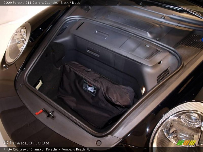 Black / Black 2009 Porsche 911 Carrera Cabriolet