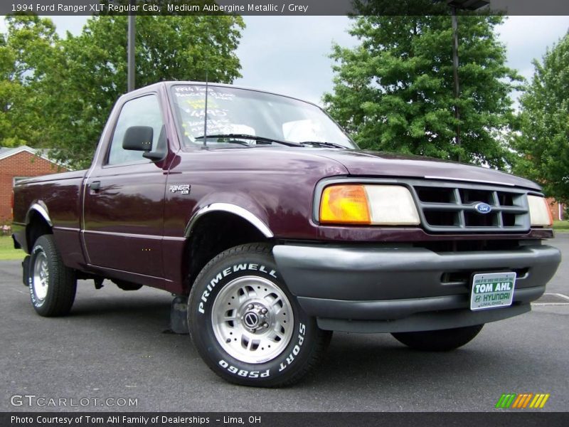 Medium Aubergine Metallic / Grey 1994 Ford Ranger XLT Regular Cab