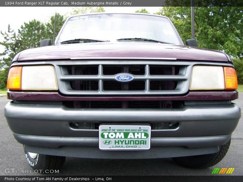 Medium Aubergine Metallic / Grey 1994 Ford Ranger XLT Regular Cab