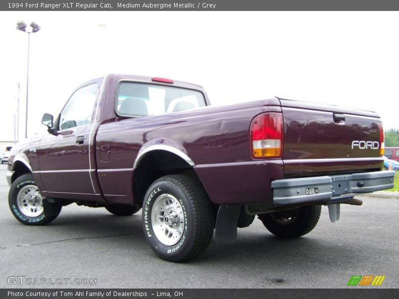 Medium Aubergine Metallic / Grey 1994 Ford Ranger XLT Regular Cab