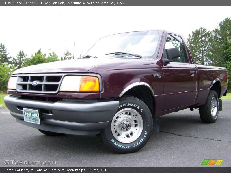 Medium Aubergine Metallic / Grey 1994 Ford Ranger XLT Regular Cab