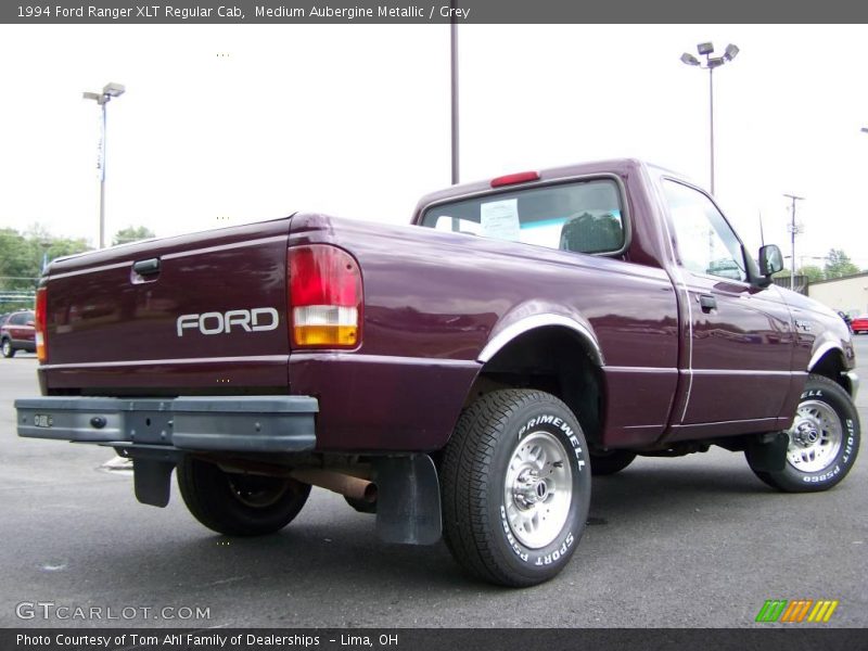 Medium Aubergine Metallic / Grey 1994 Ford Ranger XLT Regular Cab