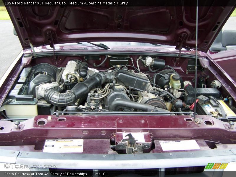Medium Aubergine Metallic / Grey 1994 Ford Ranger XLT Regular Cab