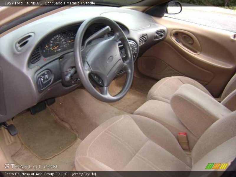 Light Saddle Metallic / Saddle 1997 Ford Taurus GL