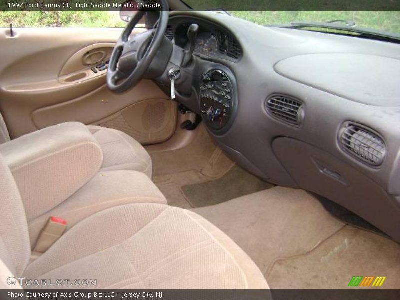 Light Saddle Metallic / Saddle 1997 Ford Taurus GL