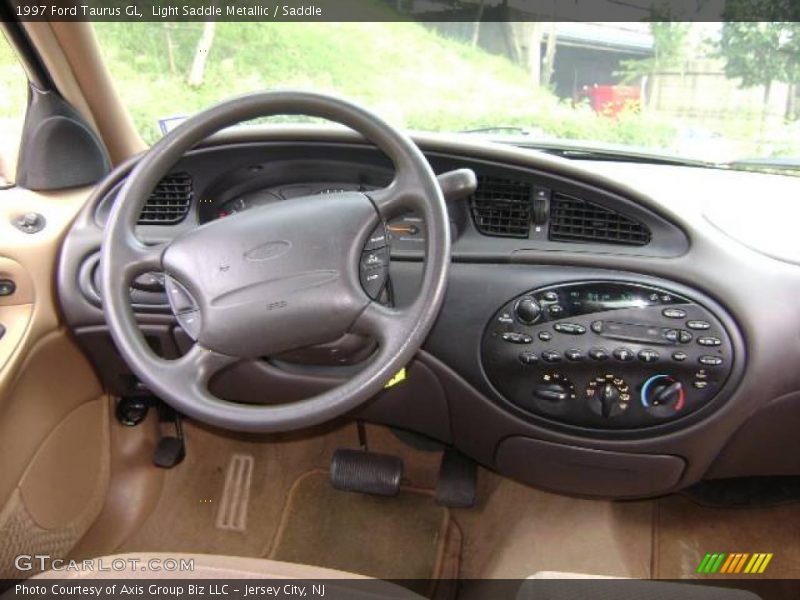 Light Saddle Metallic / Saddle 1997 Ford Taurus GL