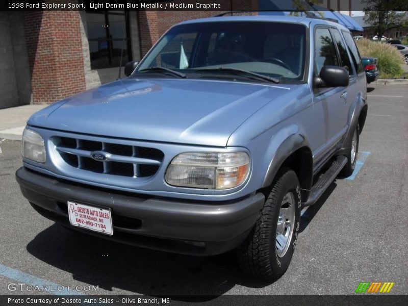 Light Denim Blue Metallic / Medium Graphite 1998 Ford Explorer Sport