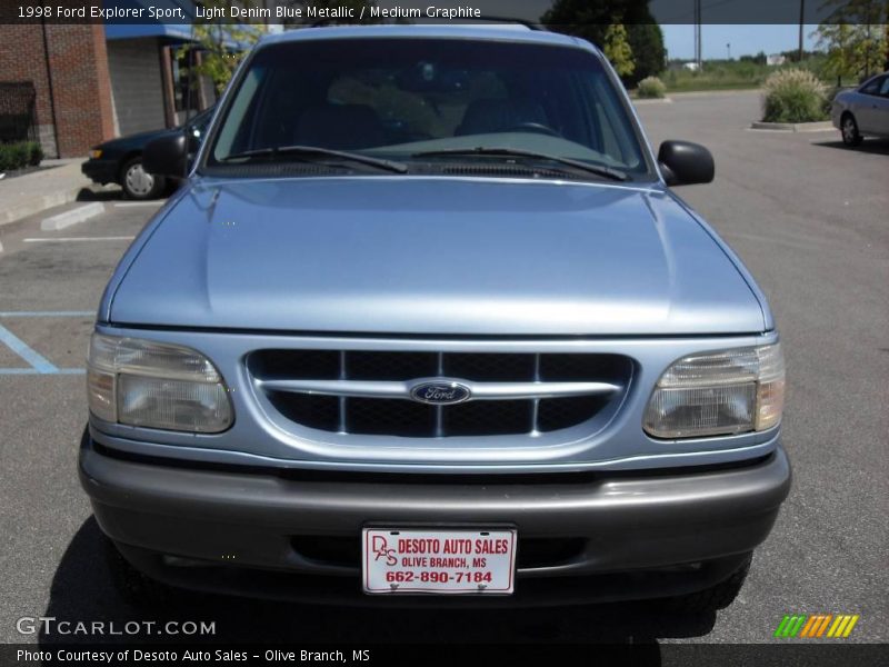 Light Denim Blue Metallic / Medium Graphite 1998 Ford Explorer Sport