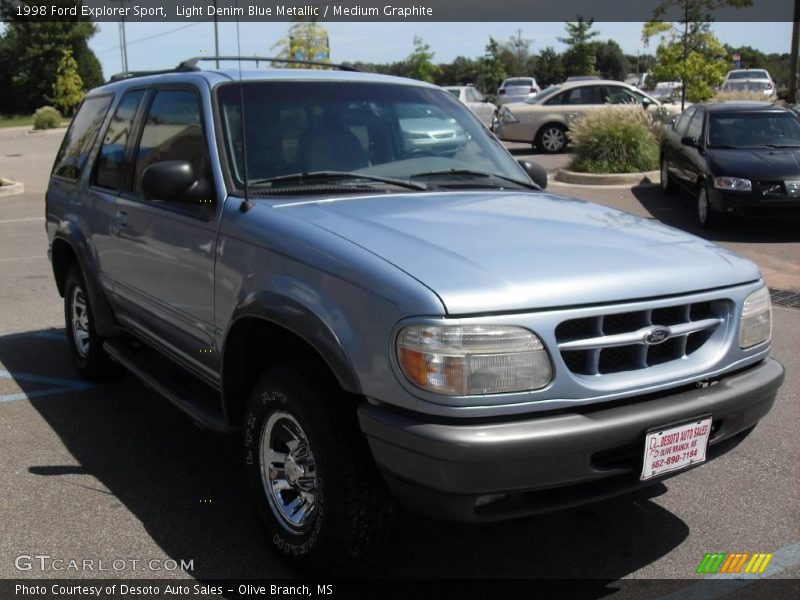 Light Denim Blue Metallic / Medium Graphite 1998 Ford Explorer Sport