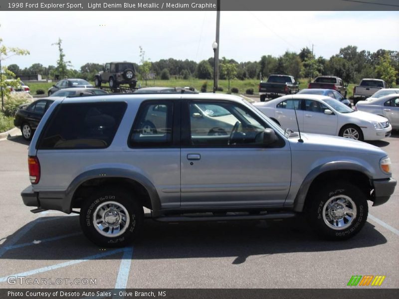 Light Denim Blue Metallic / Medium Graphite 1998 Ford Explorer Sport