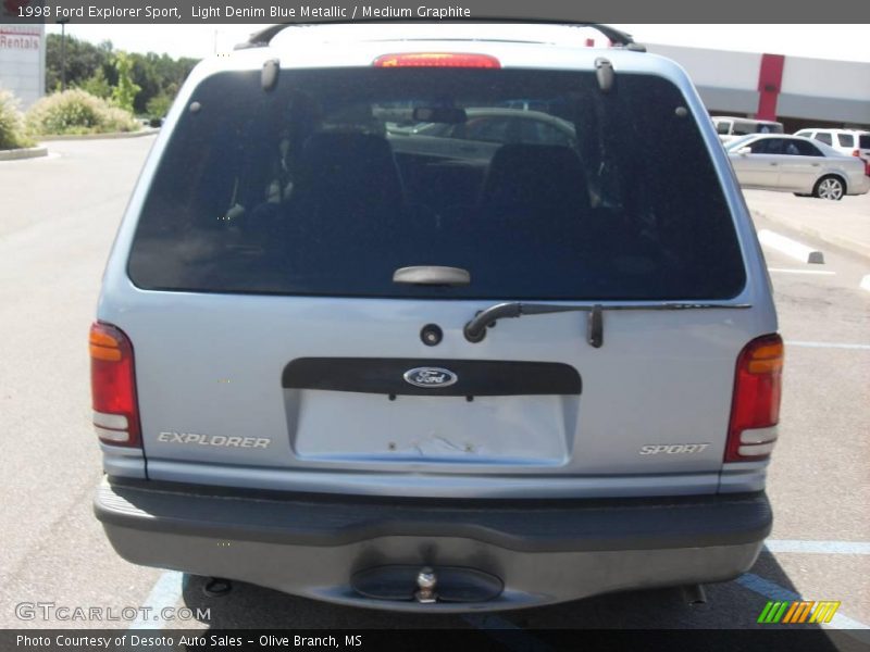 Light Denim Blue Metallic / Medium Graphite 1998 Ford Explorer Sport