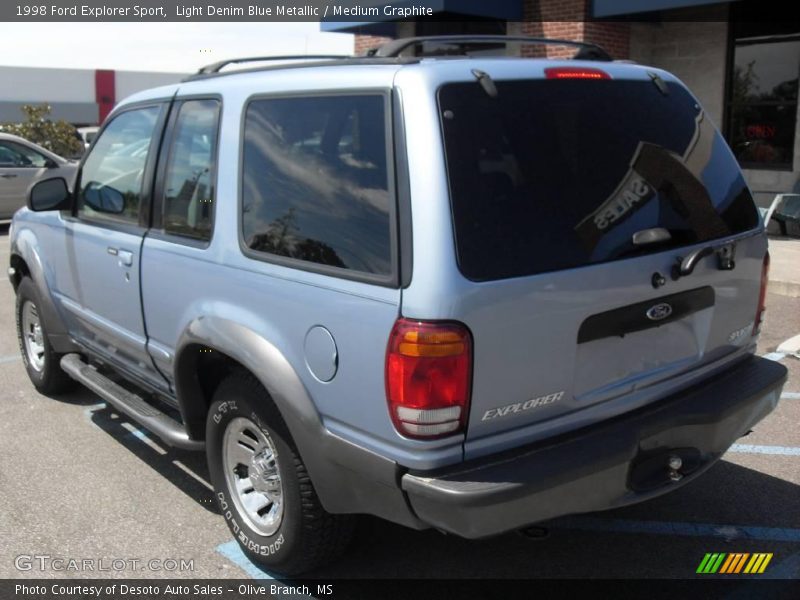 Light Denim Blue Metallic / Medium Graphite 1998 Ford Explorer Sport
