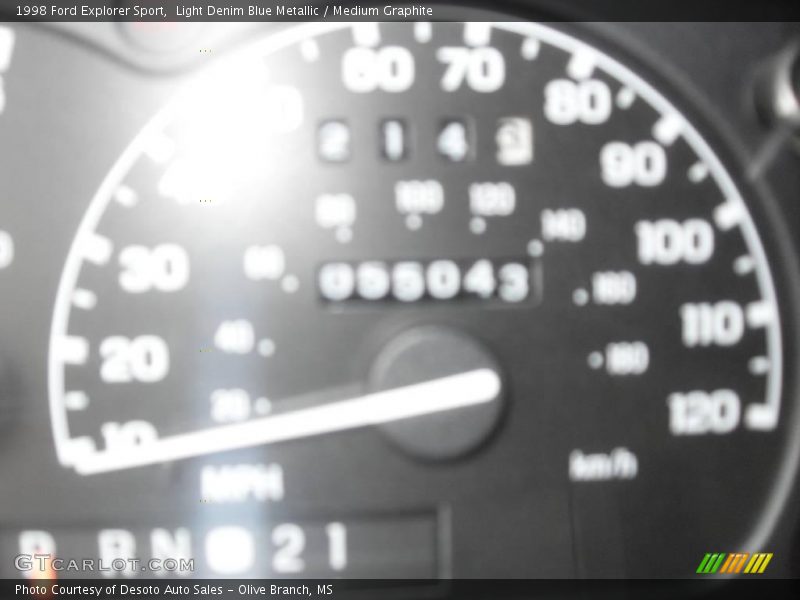 Light Denim Blue Metallic / Medium Graphite 1998 Ford Explorer Sport