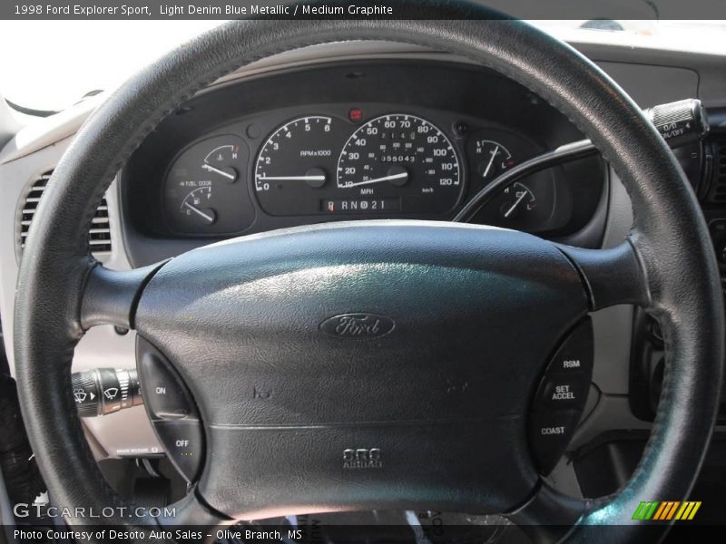 Light Denim Blue Metallic / Medium Graphite 1998 Ford Explorer Sport