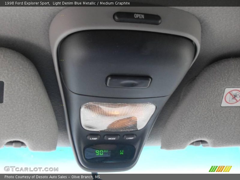 Light Denim Blue Metallic / Medium Graphite 1998 Ford Explorer Sport
