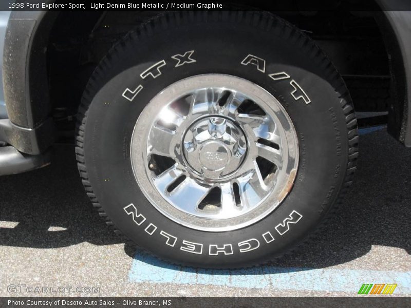 Light Denim Blue Metallic / Medium Graphite 1998 Ford Explorer Sport