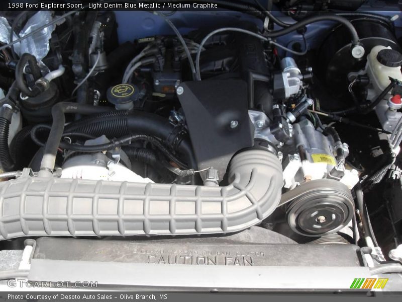 Light Denim Blue Metallic / Medium Graphite 1998 Ford Explorer Sport