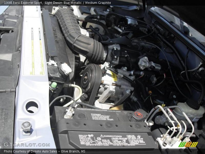 Light Denim Blue Metallic / Medium Graphite 1998 Ford Explorer Sport