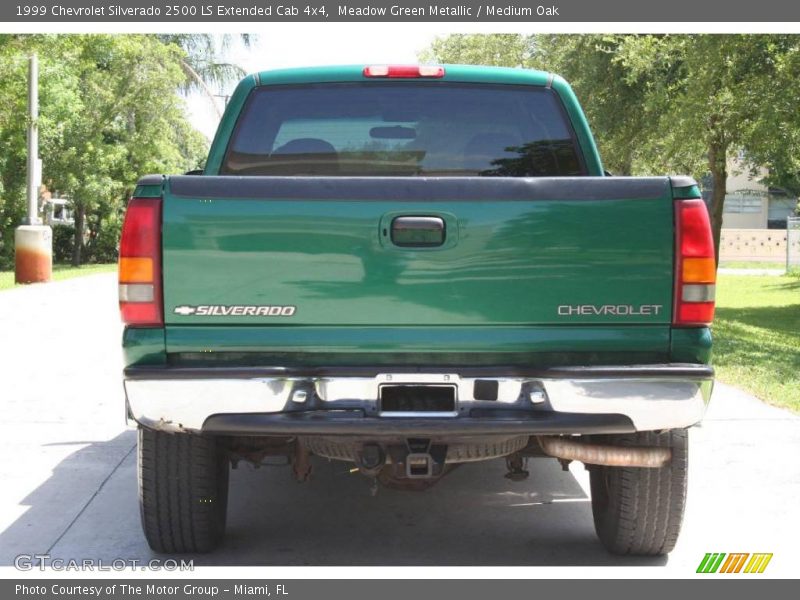 Meadow Green Metallic / Medium Oak 1999 Chevrolet Silverado 2500 LS Extended Cab 4x4