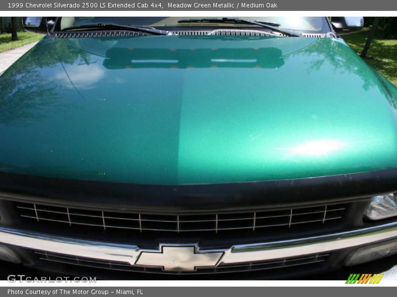 Meadow Green Metallic / Medium Oak 1999 Chevrolet Silverado 2500 LS Extended Cab 4x4