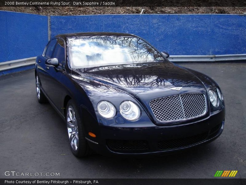 Dark Sapphire / Saddle 2008 Bentley Continental Flying Spur