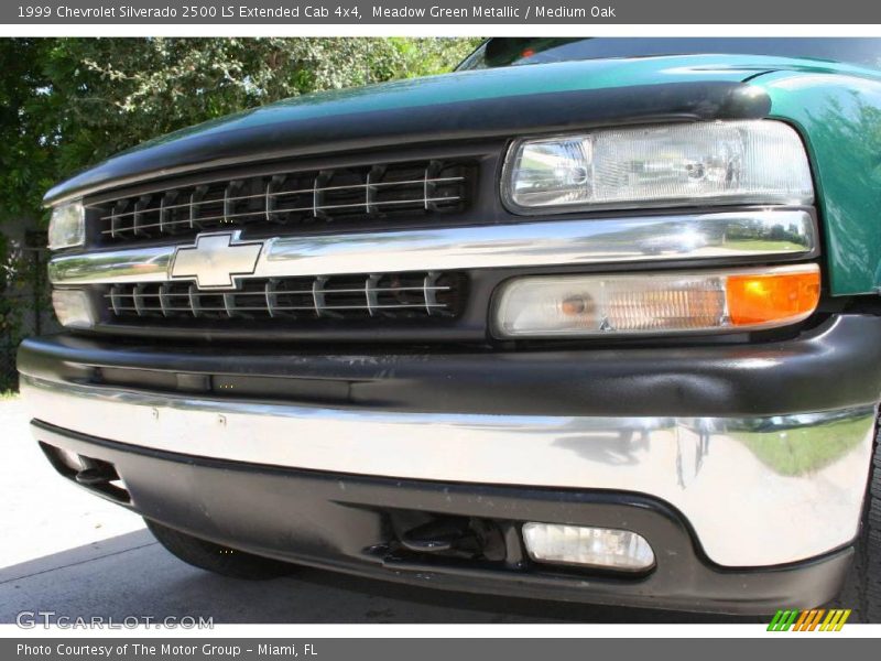 Meadow Green Metallic / Medium Oak 1999 Chevrolet Silverado 2500 LS Extended Cab 4x4
