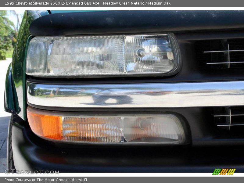 Meadow Green Metallic / Medium Oak 1999 Chevrolet Silverado 2500 LS Extended Cab 4x4