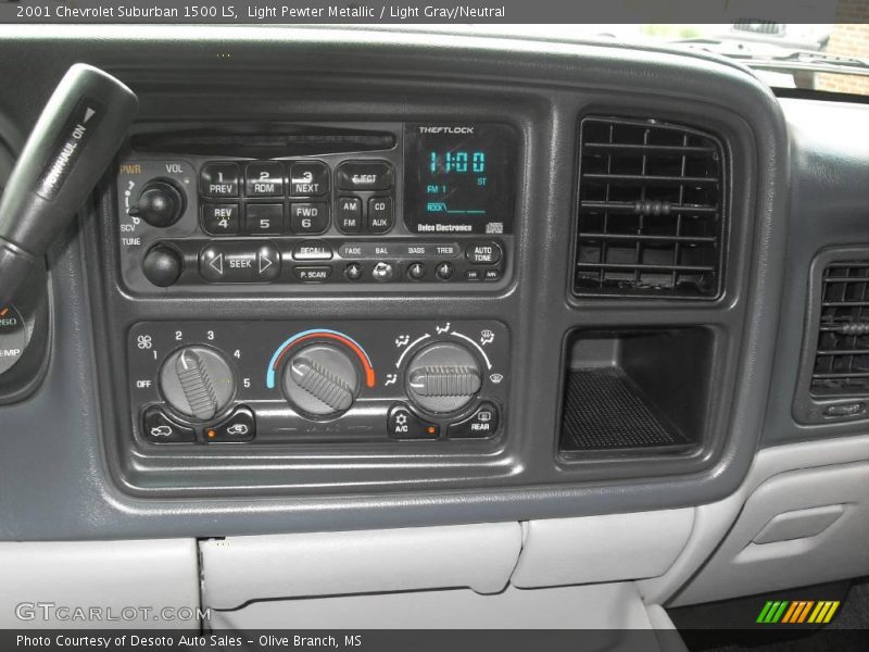 Light Pewter Metallic / Light Gray/Neutral 2001 Chevrolet Suburban 1500 LS