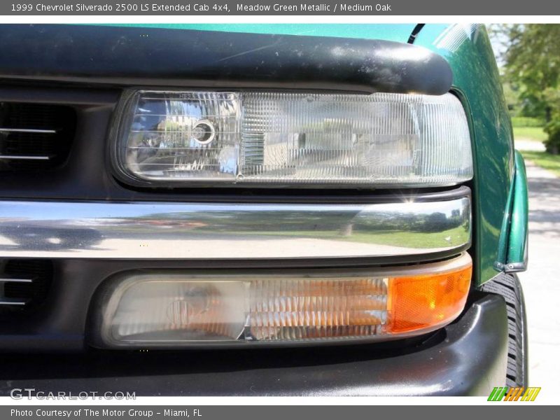 Meadow Green Metallic / Medium Oak 1999 Chevrolet Silverado 2500 LS Extended Cab 4x4