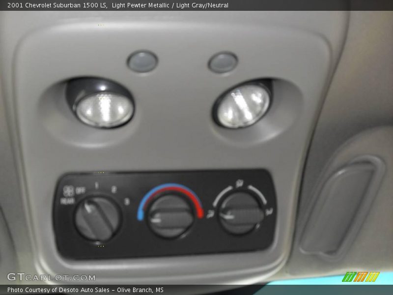 Light Pewter Metallic / Light Gray/Neutral 2001 Chevrolet Suburban 1500 LS