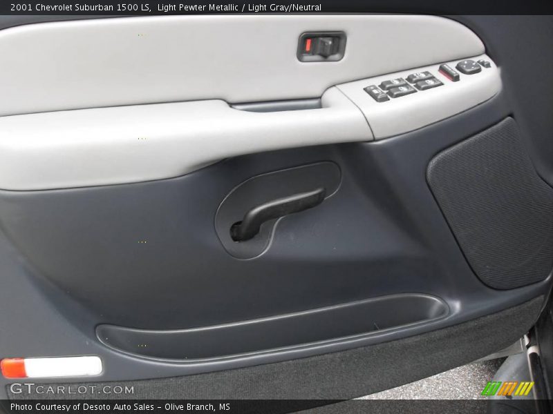 Light Pewter Metallic / Light Gray/Neutral 2001 Chevrolet Suburban 1500 LS