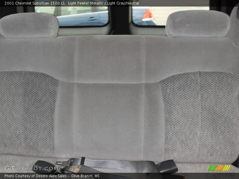 Light Pewter Metallic / Light Gray/Neutral 2001 Chevrolet Suburban 1500 LS