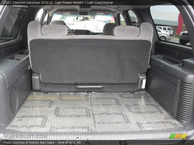 Light Pewter Metallic / Light Gray/Neutral 2001 Chevrolet Suburban 1500 LS