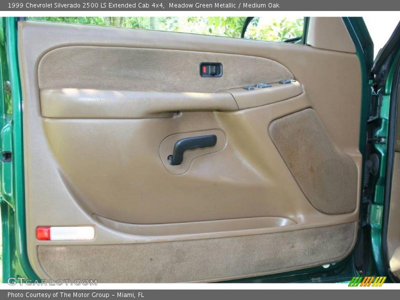 Meadow Green Metallic / Medium Oak 1999 Chevrolet Silverado 2500 LS Extended Cab 4x4