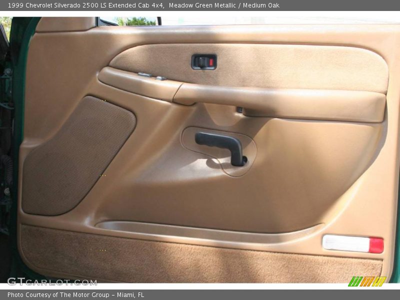 Meadow Green Metallic / Medium Oak 1999 Chevrolet Silverado 2500 LS Extended Cab 4x4